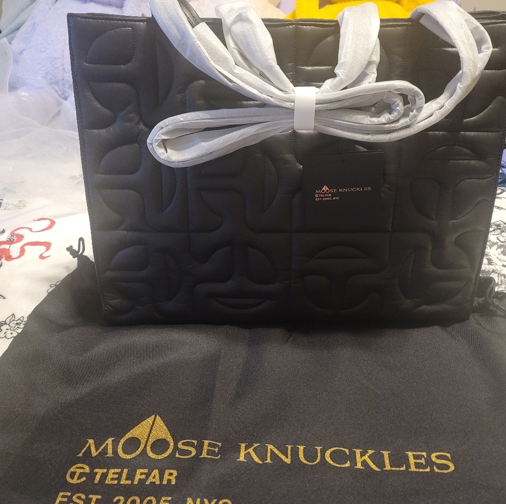 Moose Knuckles x Telfar Quilted Large Shopper - Leather
